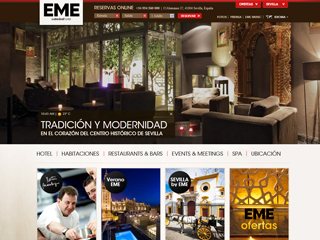 Eme Catedral Hotel Website image