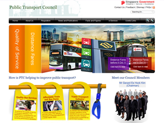 Public Transport Council Website image