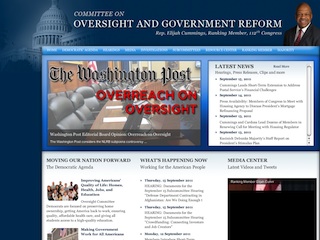 The Online Office for the United States Committee on Oversight and Government Reform image