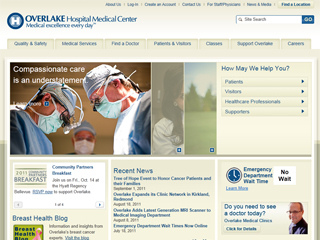 Overlake Hospital Medical Center Website image