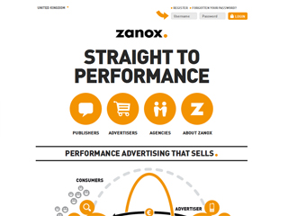 Zanox Website image