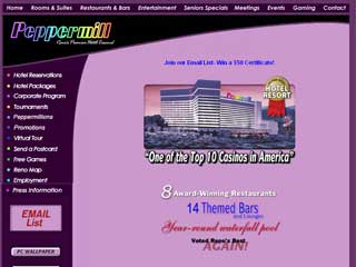 Peppermill Reno Hotel Casino Website image