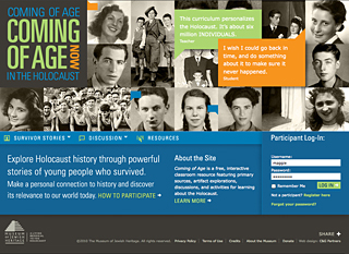 Coming of Age website image