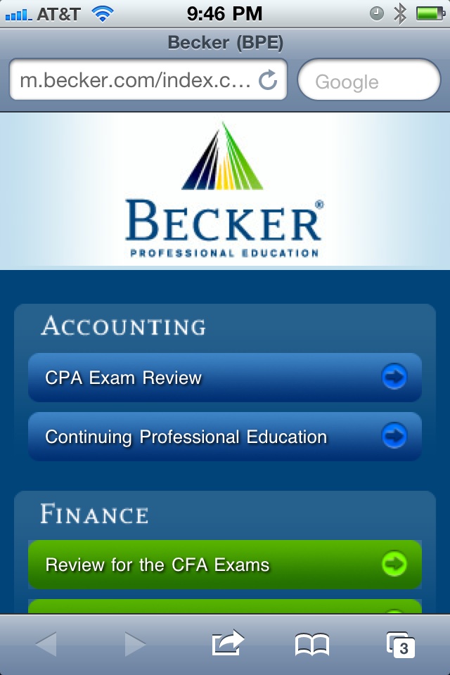 Becker CPA Exam Review Mobile image