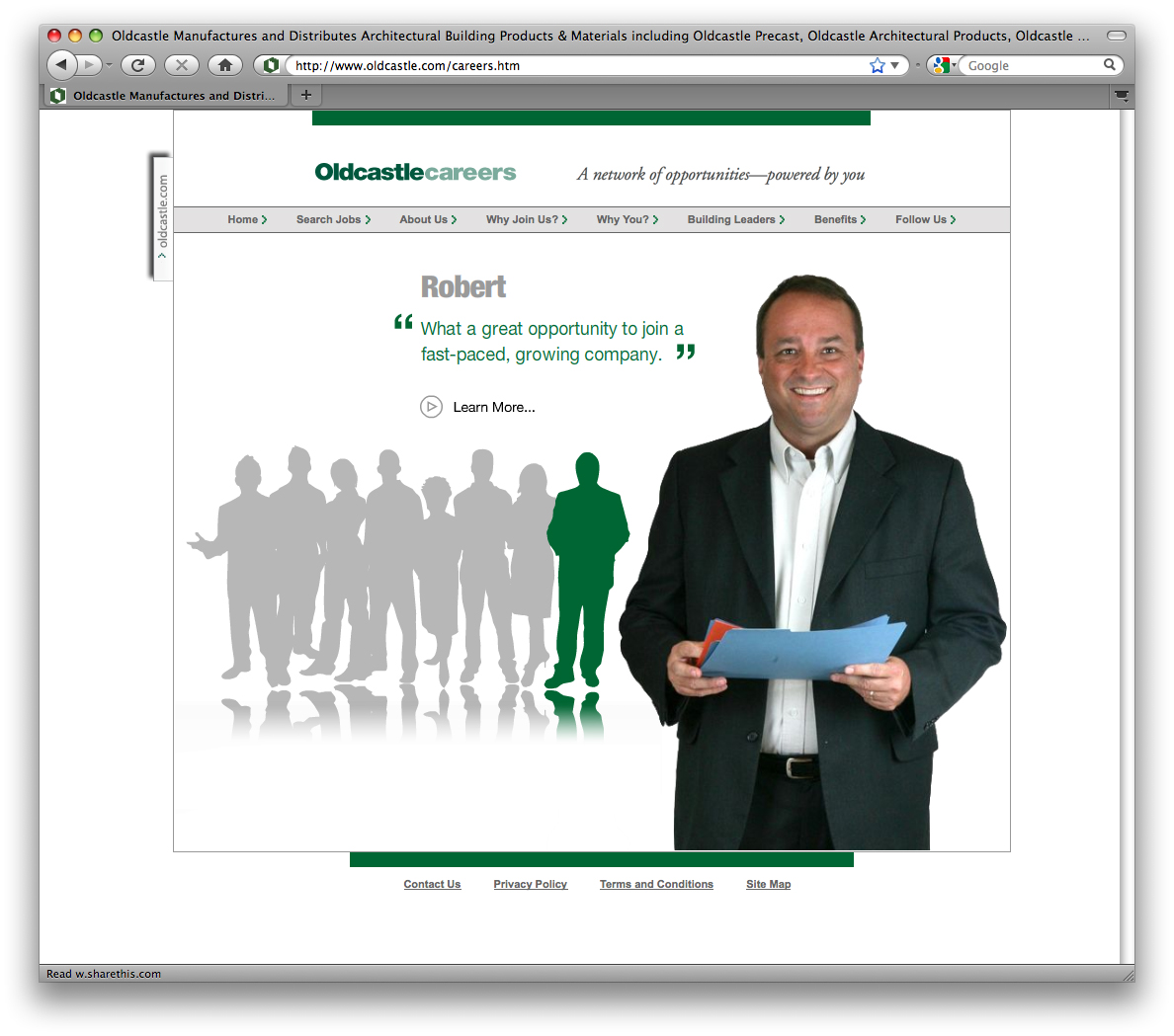 Oldcastle Inc. Career Website image