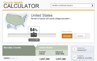 County Health Calculator image