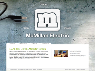 McMillan Electric Website image
