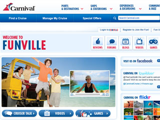 Carnival Funville Website Redesign image