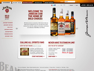 Jim Beam - Brand Website image