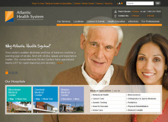 Atlantic Health Website image