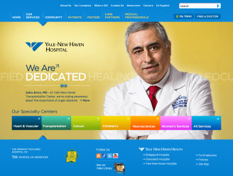 YNHH Website image