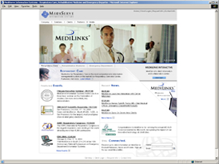 MediServe Information Systems Website image