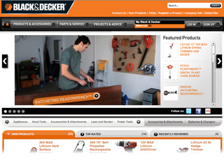 Black & Decker Site Re-Design image