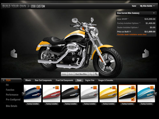 Harley-Davidson Bike Builder image