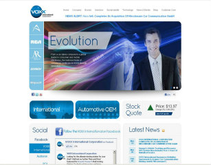 VOXX International Corporate Website image