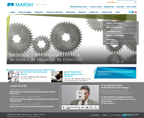 Marsh Inc. USA Insurance Web Site image