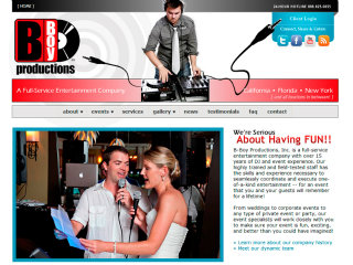 B-Boy Productions Website image