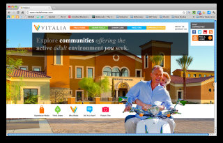 Vitalia Homes Website image