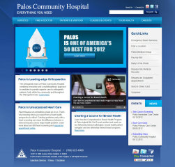 Palos Community Hospital Website image