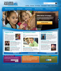 The Florida Aquarium's Website image