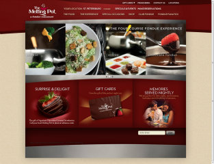 The Melting Pot Restaurants' Website image