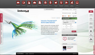 Intersil.com Website image