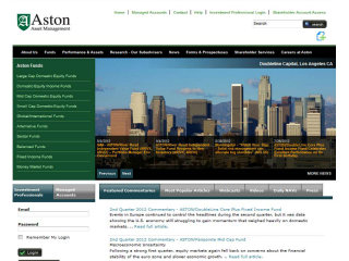 Aston Funds Website image