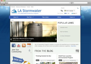 LA Stormwater Program Website image