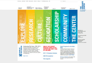 CUNY Graduate Center website image