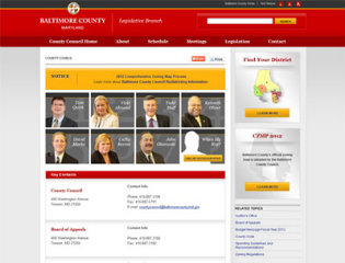 County Council Website image