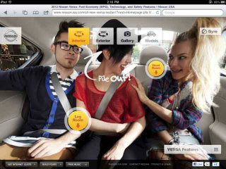 Nissan Versa iPad Experience image