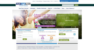 Hyatt Legal Plans Corporate Website image