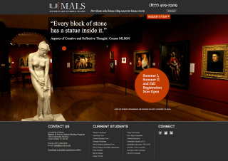 University of Miami MALS Website image