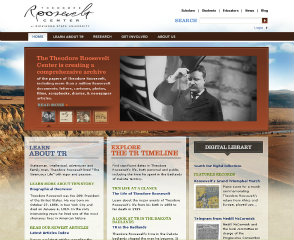 Theodore Roosevelt Center Website image