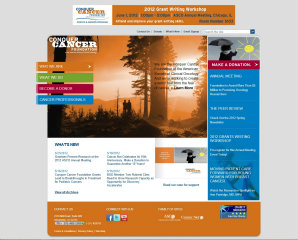Conquer Cancer Foundation Website image