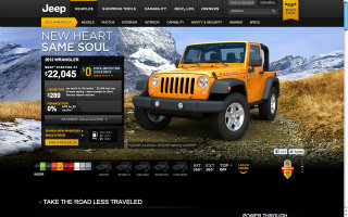 Jeep.com Redesign image