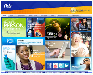 P&G Career Website image
