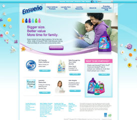 Ensueño Fabric Softener Product Site image