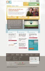 Right at Home Website image