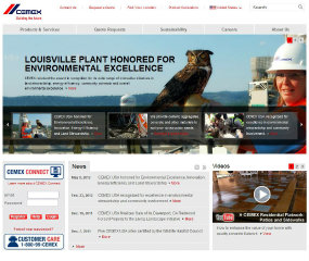 CEMEX  Website Redesign image
