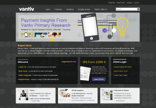 Vantiv Website Redesign image