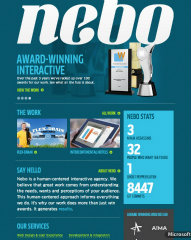 Nebo Website Redesign image