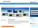 Agilent Electronic Test & Measurement Redesign: Collection Page image