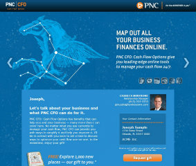 PNC Commercial Multi-phase Campaign pURL microsites image