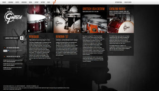 Gretsch Drums Website image