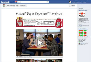 Heinz Ketchup - Dip & Squeeze Facebook App image