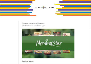 Morningstar Farms - Grill Our Fans Facebook App image