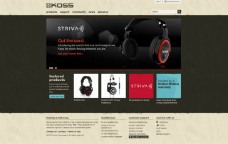 Koss E-commerce Website Redesign image