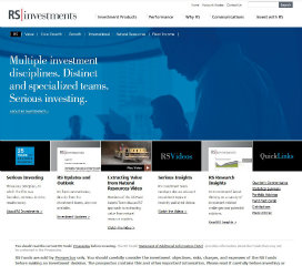RS Investments Website Redesign image