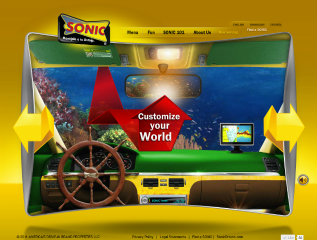 Sonic Drive-in Hispanic Website image